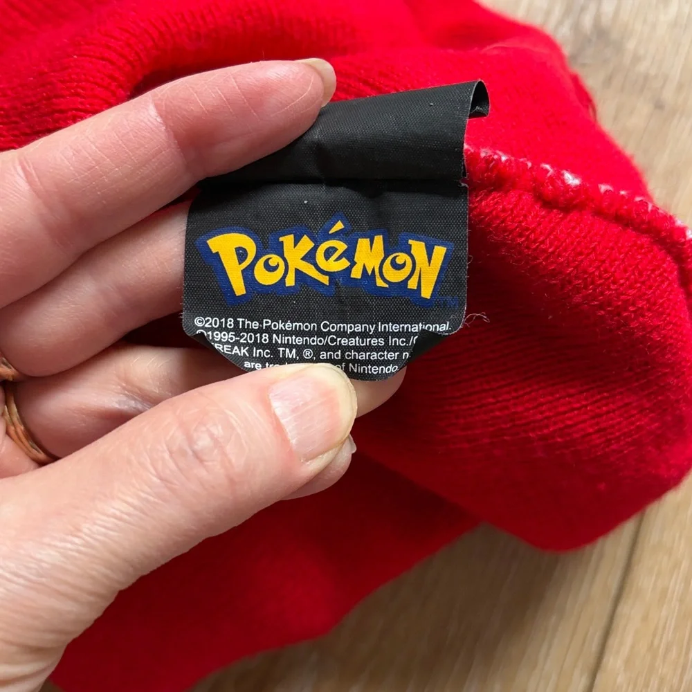 Pokémon Pikachu Knit Beanie Hat One Size Ages 14 And Older Pokemon 2018